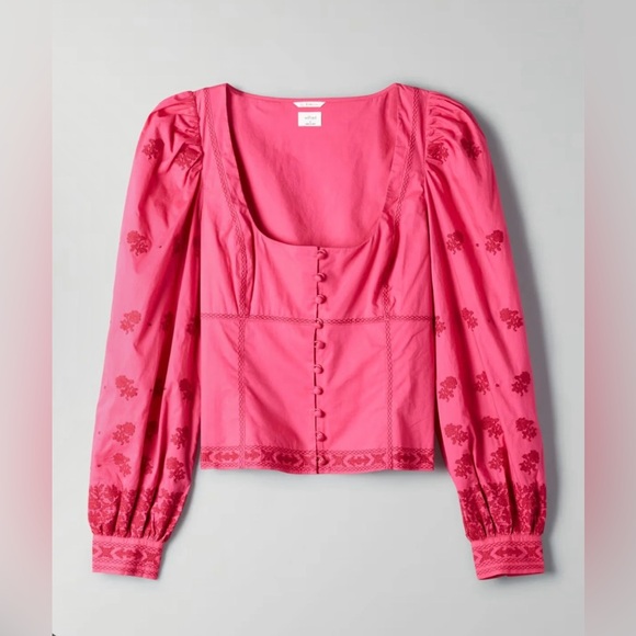 Wilfred Tops - Wilfred La Boheme Palo Santo Blouse Size Large